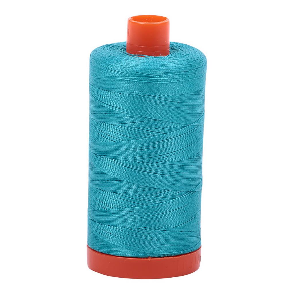 Aurifil Cotton Thread Solid 50wt 1422yds Turquoise (#2810)
