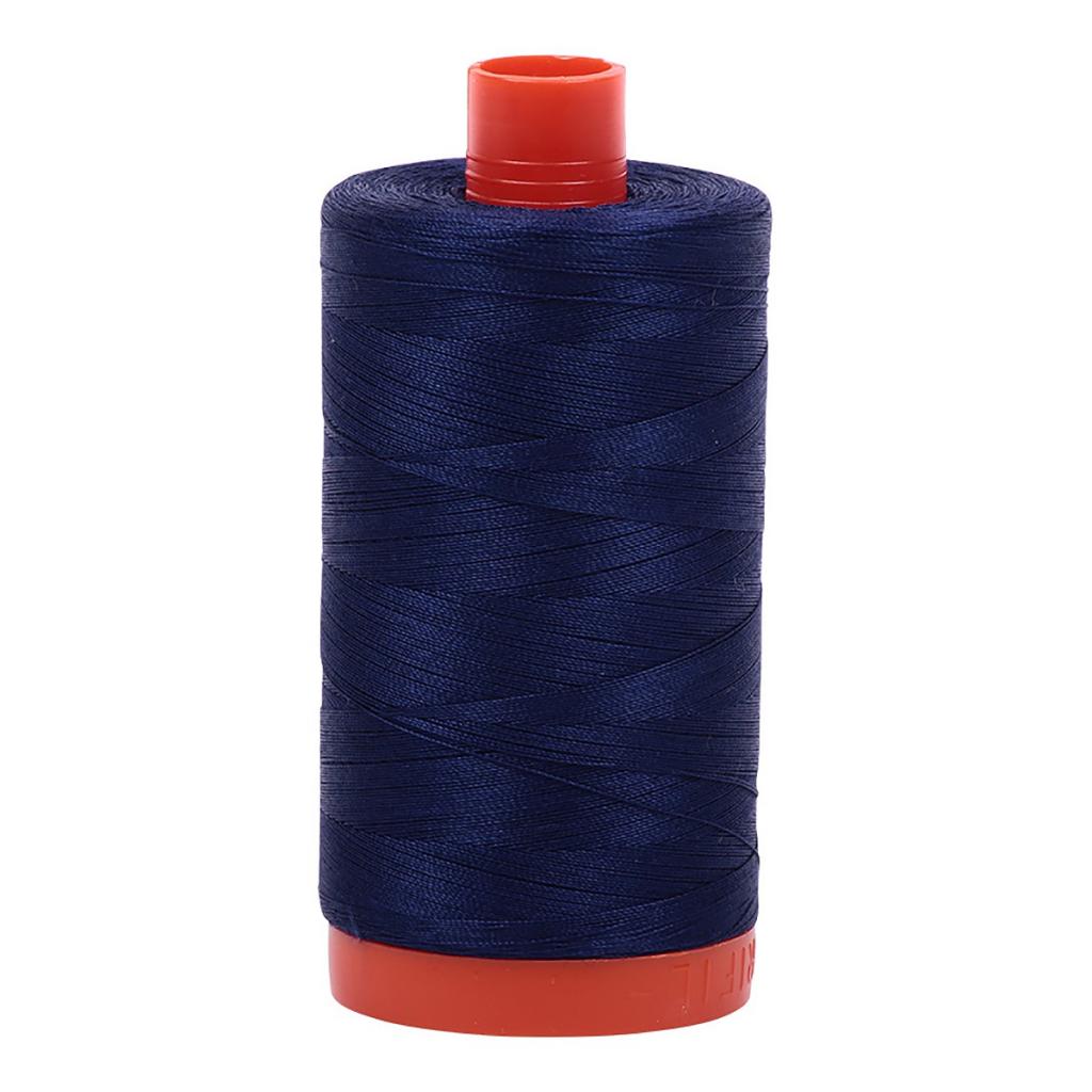 Aurifil Cotton Thread Solid 50wt 1422yds Midnight (#2745)
