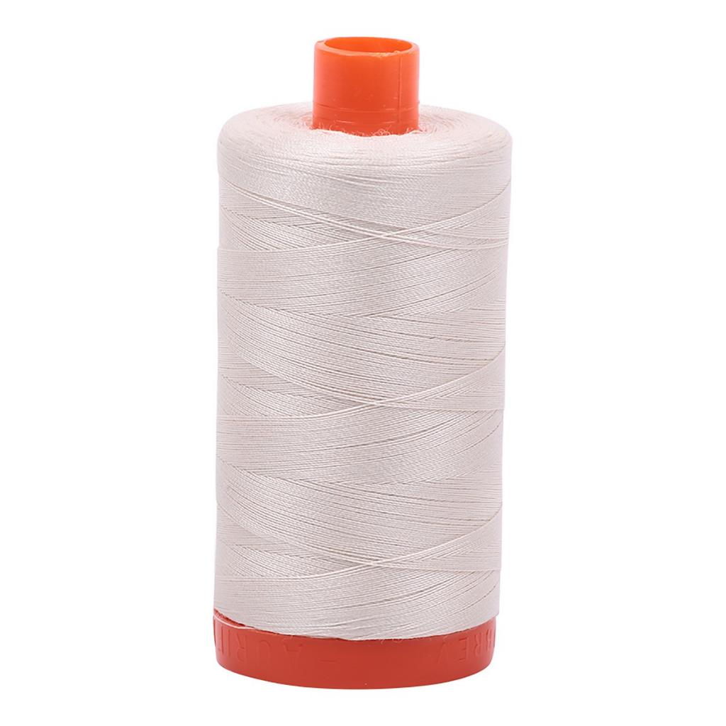 Aurifil Cotton Thread Solid 50wt 1422yds Silver White (#2309)