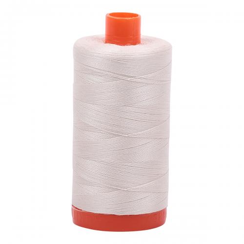 Aurifil Cotton Thread Solid 50wt 1422yds Silver White (#2309)