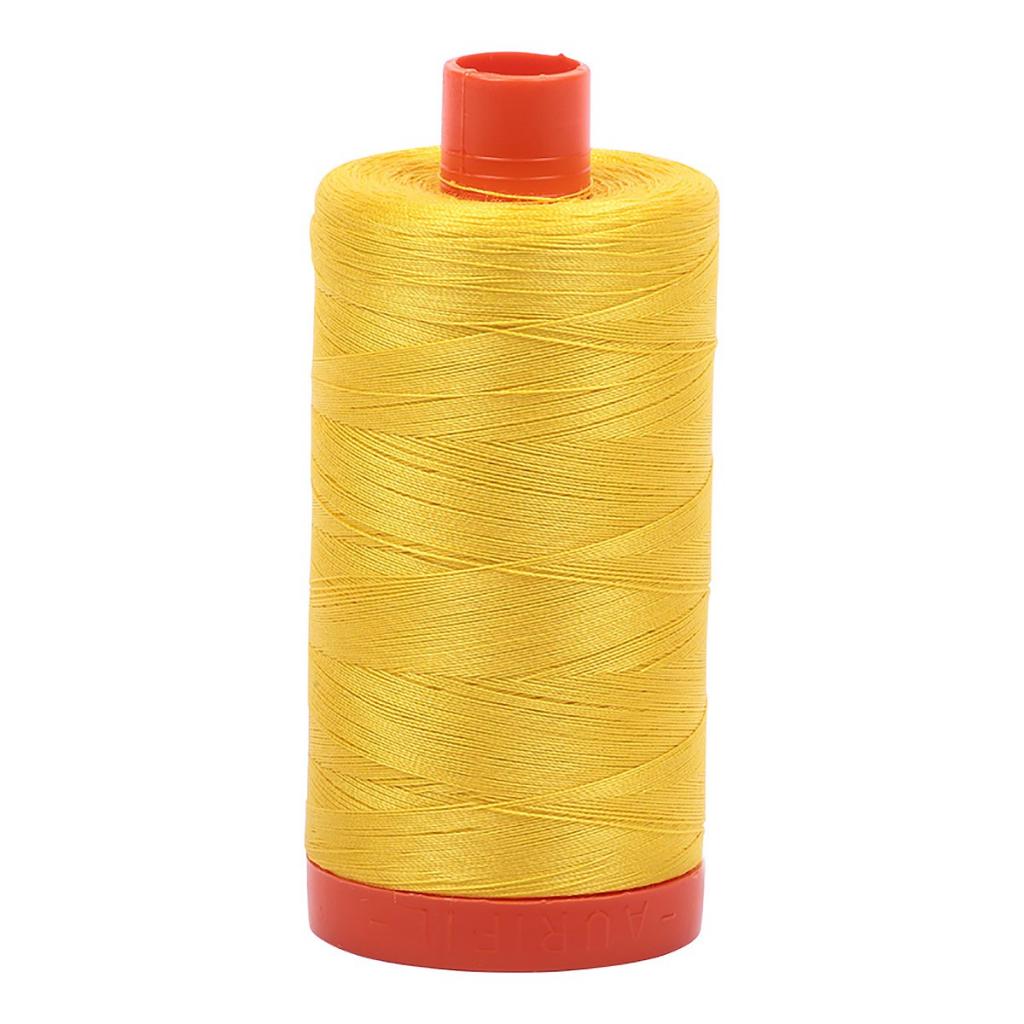 Aurifil Cotton Thread Solid 50wt 1422yds Canary (#2120)