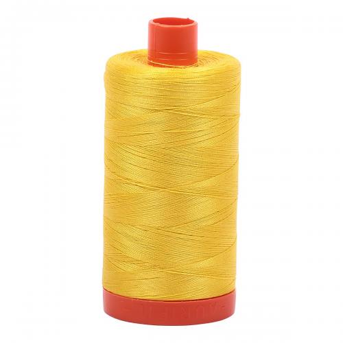 Aurifil Cotton Thread Solid 50wt 1422yds Canary (#2120)