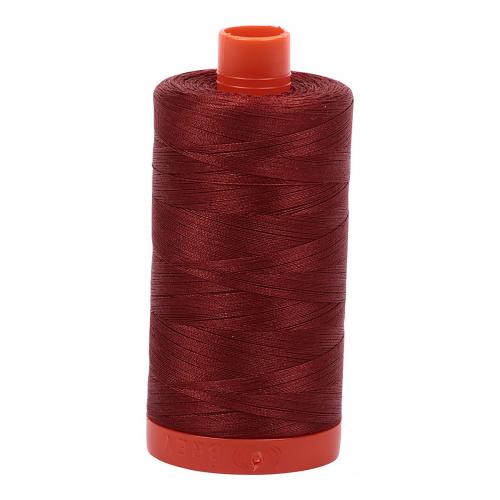 Aurifil Cotton Thread Solid 50wt 1422yds Rust (#2355)