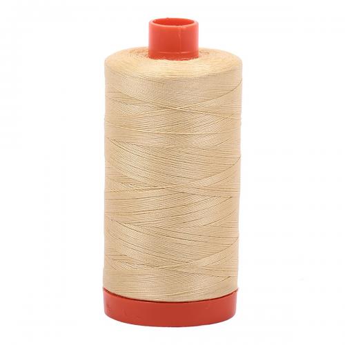 Aurifil Cotton Thread Solid 50wt 1422yds Wheat (#2125)