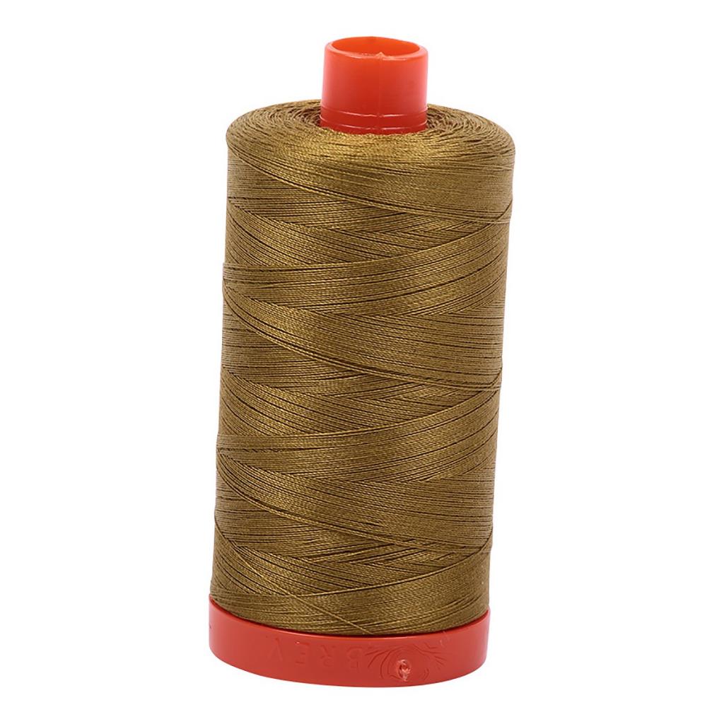 Aurifil Cotton Thread Solid 50wt 1422yds Medium Olive (#2910)
