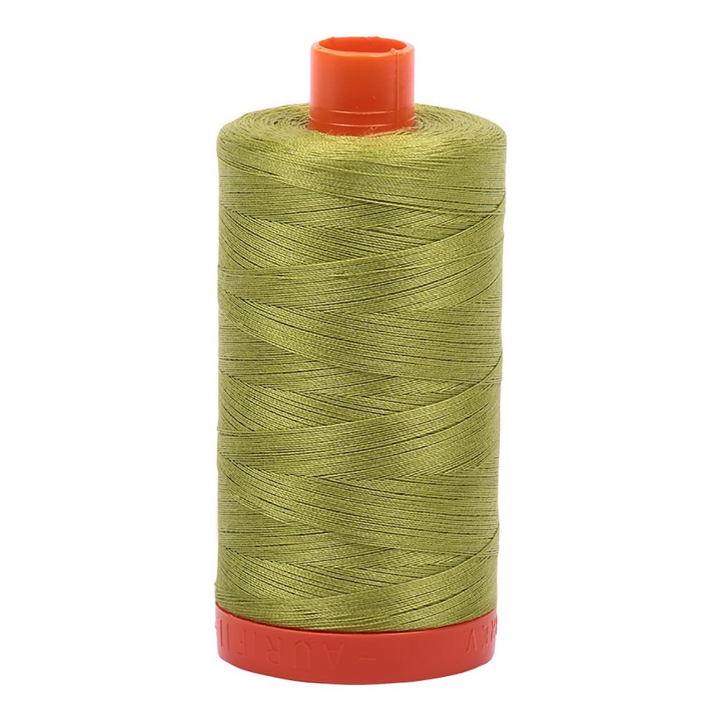 Aurifil Cotton Thread Solid 50wt 1422yds Light Leaf Green (#1147)