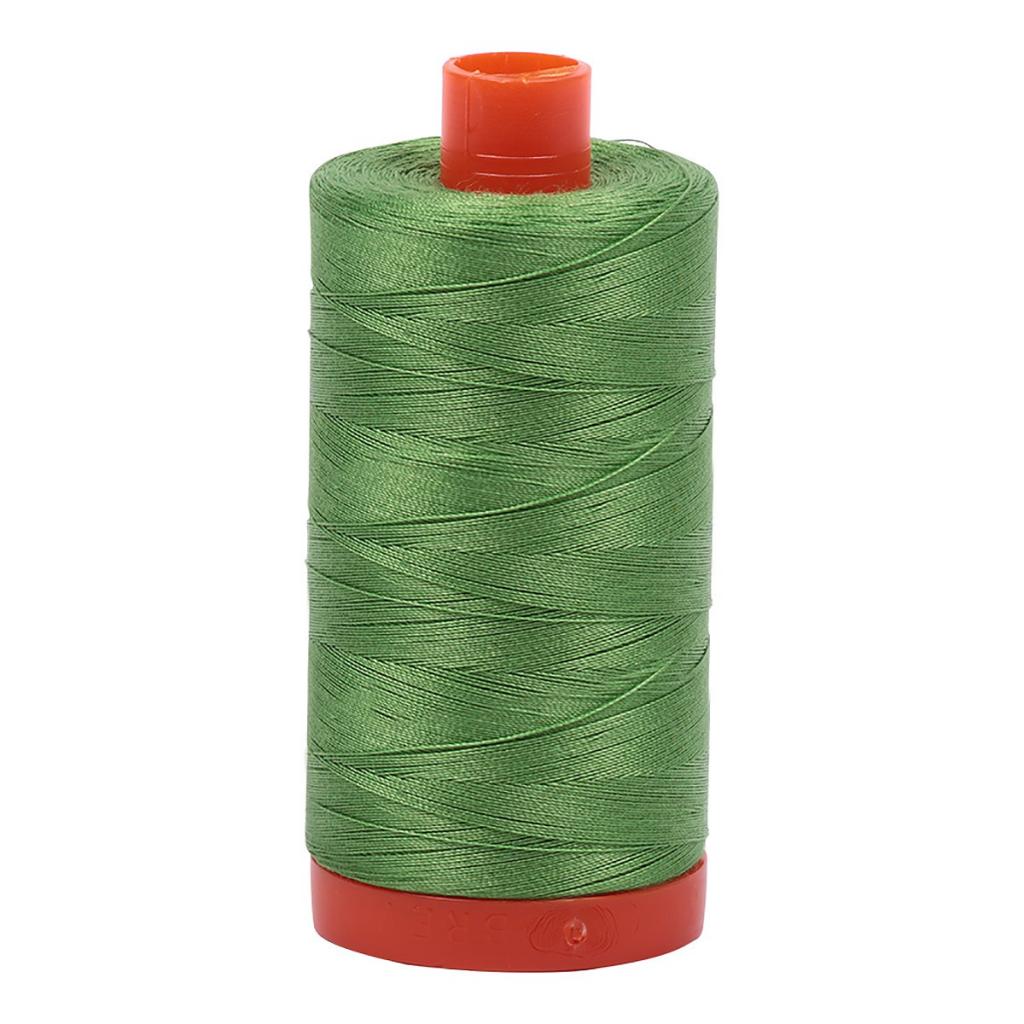 Aurifil Cotton Thread Solid 50wt 1422yds Grass Green (#1114)