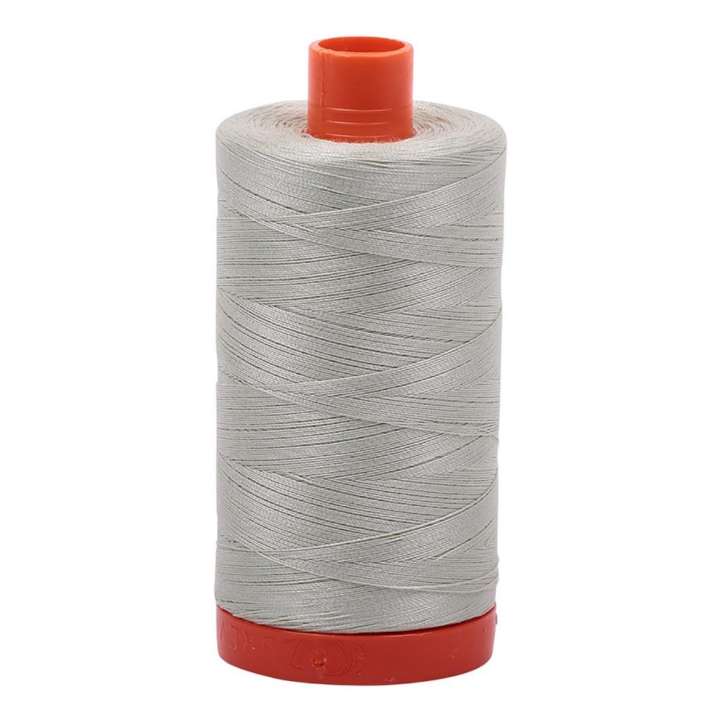Aurifil Cotton Thread Solid 50wt 1422yds Light Grey Green (#2843)