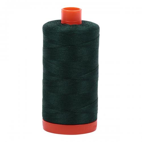 Aurifil Cotton Thread Solid 50wt 1422yds Forest Green (#4026)