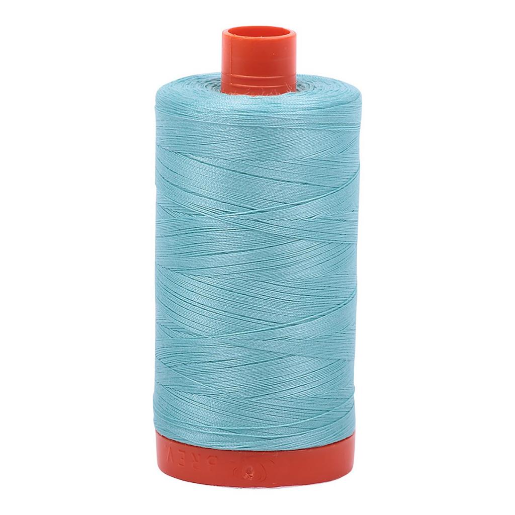 Aurifil Cotton Thread Solid 50wt 1422yds Light Turquoise (#5006)