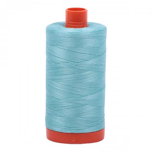 Aurifil Cotton Thread Solid 50wt 1422yds Light Turquoise (#5006)