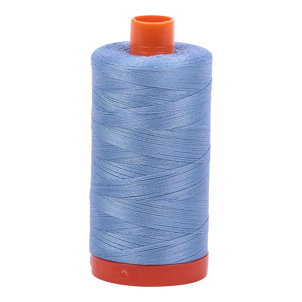 Aurifil Cotton Thread Solid 50wt 1422yds Light Delft Blue (#2720)