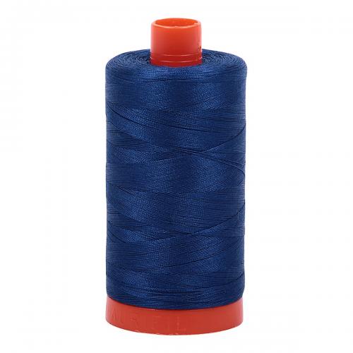 Aurifil Cotton Thread Solid 50wt 1422yds Dark Delft Blue (#2780)