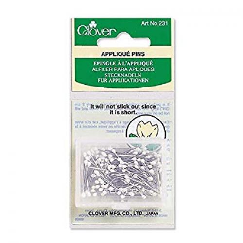 Applique Glass Head Pin Size 12 - 3/4in 150ct