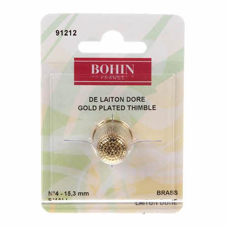 Gold Plated Brass Thimble Small