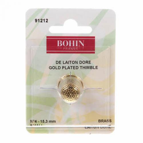 Gold Plated Brass Thimble Small