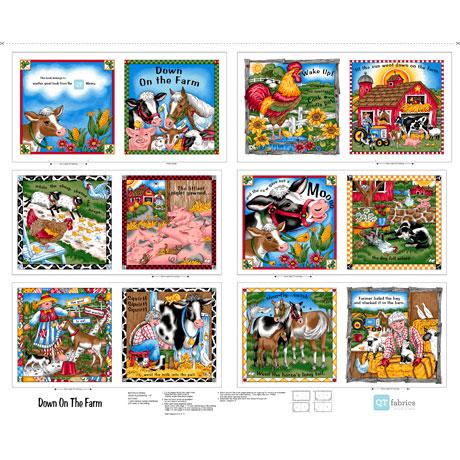 Quilting Treasures Library Panel