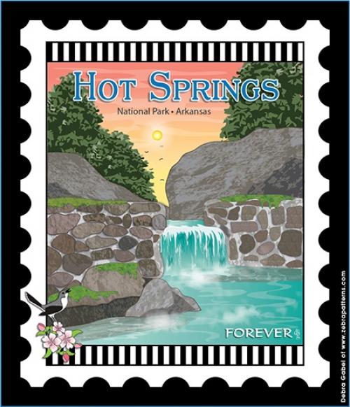 U.S. National Park Stamps Panel