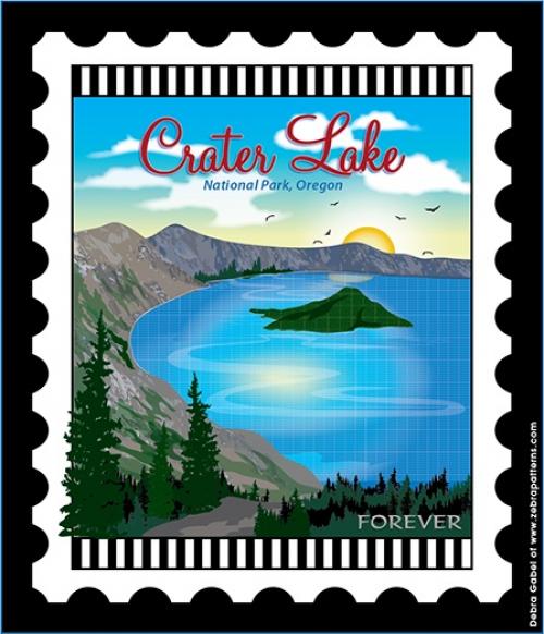 U.S. National Park Stamps Panel