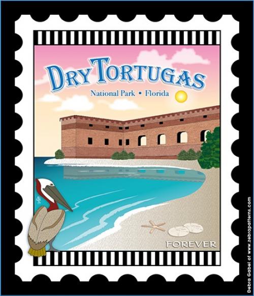 U.S. National Park Stamps Panel