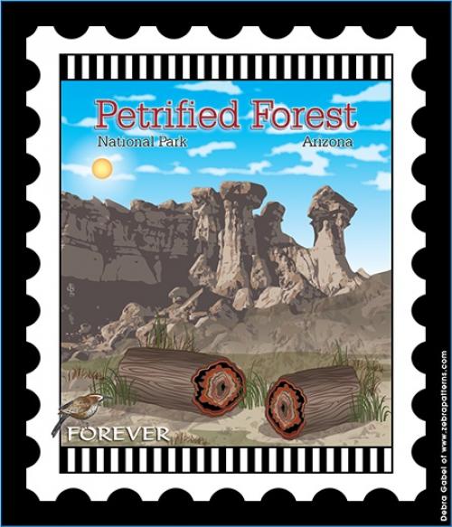 U.S. National Park Stamps Panel