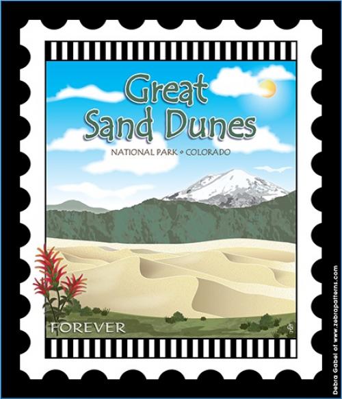U.S. National Park Stamps Panel
