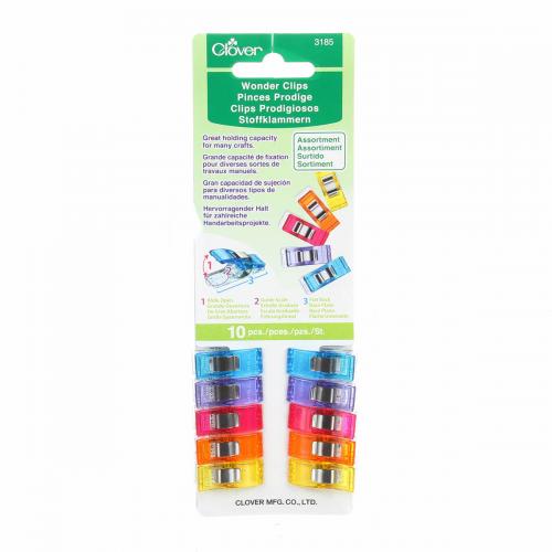 Wonder Clips Assorted Colors 10pc