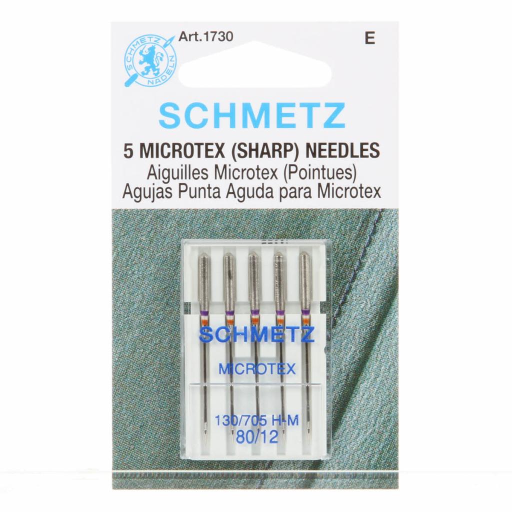 Schmetz Sharp / Microtex Machine Needle Size 12/80