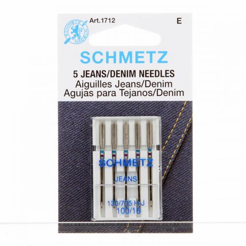 Schmetz Denim/Jeans Machine Needle Size 16/100