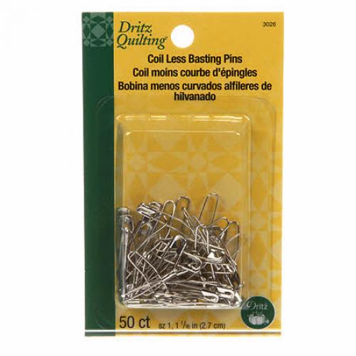 Coil-less Curved Safety Pin Size 1 50 ct