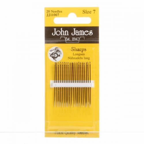 John James Sharps Needles Size 7 20ct