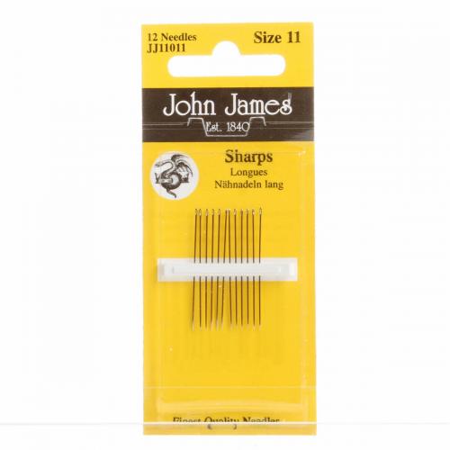 John James Sharps Needles Size 11 12ct