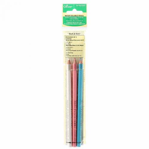 Water Soluble Pencil 3 Color Assortment