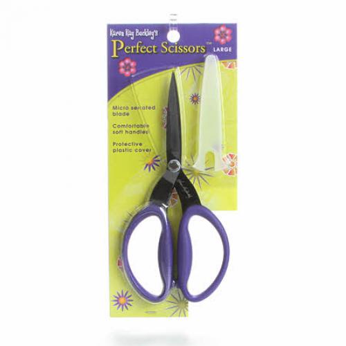 Perfect Scissors Karen Kay Buckley 7 1/2  inch Large Purple
