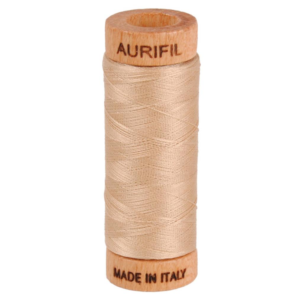Aurifil Cotton Thread Solid 80wt 300yds Beige (#2314)