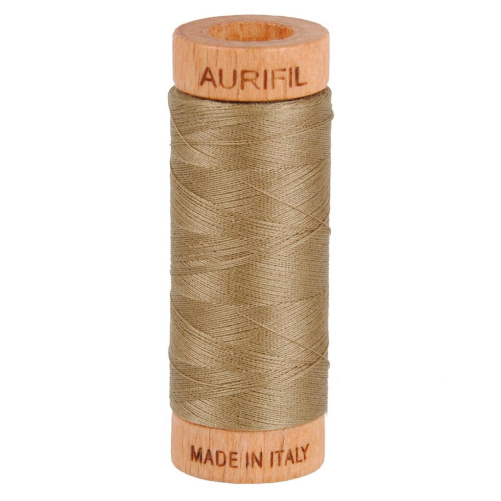 Aurifil Cotton Thread Solid 80wt 300yds Sandstone (#2370)