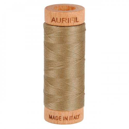 Aurifil Cotton Thread Solid 80wt 300yds Sandstone (#2370)