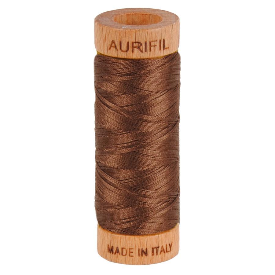 Aurifil Cotton Thread Solid 80wt 300yds Medium Bark (#1285)
