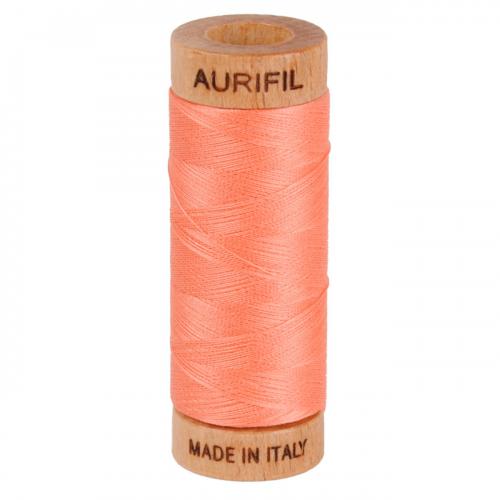 Aurifil Cotton Thread Solid 80wt 300yds Light Salmon (#2220)