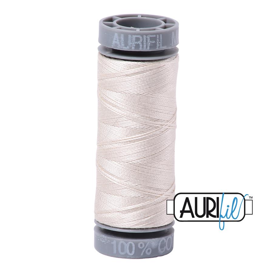 Aurifil Cotton Thread 28wt 109yds Silver White (#2309)