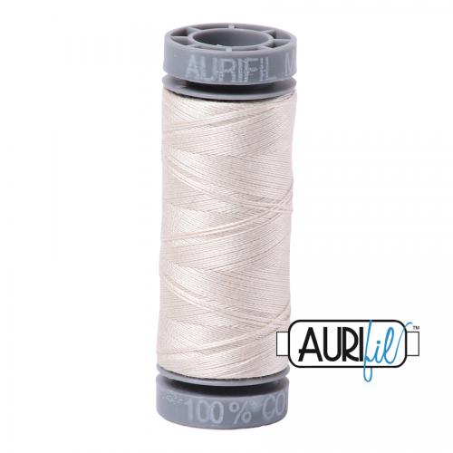 Aurifil Cotton Thread 28wt 109yds Silver White (#2309)