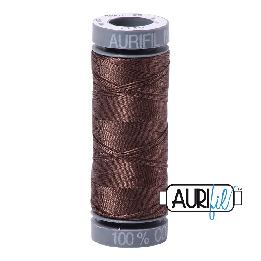 Aurifil Cotton Thread 28wt 109yds Bark (#1140)