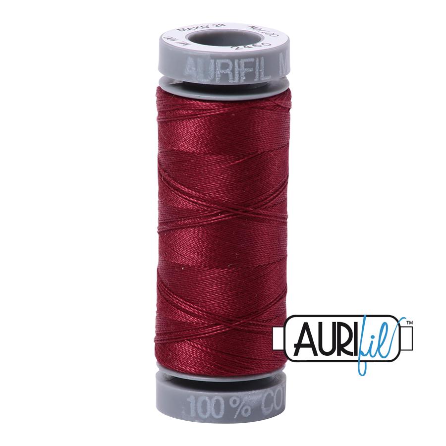 Aurifil Cotton Thread 28wt 109yds Dark Carmine Red (#2460)
