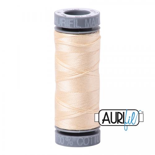 Aurifil Cotton Thread 28wt 109yds Butter (#2123)