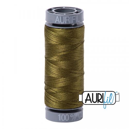 Aurifil Cotton Thread 28wt 109yds Very Dark Olive (#2887)
