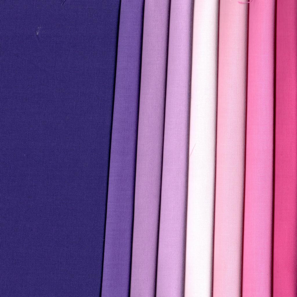 Kona Cotton Fabric Pack - 8 Fat Quarters