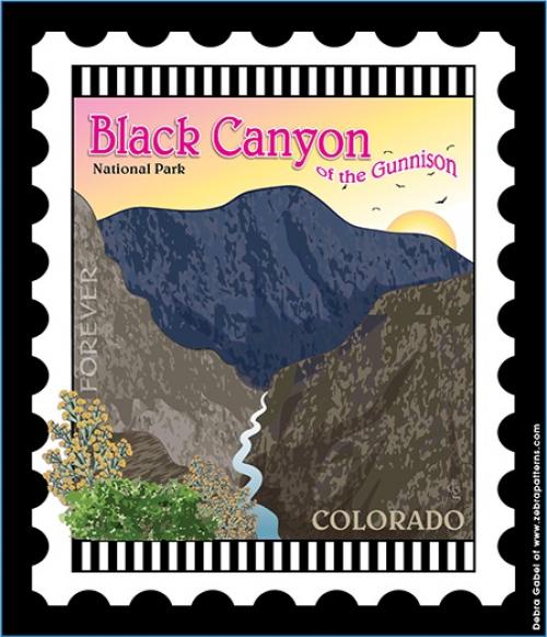 U.S. National Park Stamps Panel
