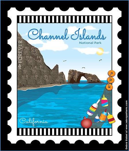 U.S. National Park Stamps Panel