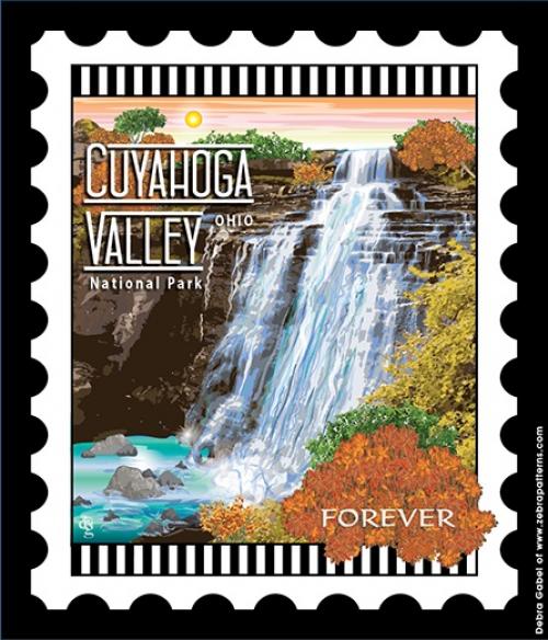 U.S. National Park Stamps Panel