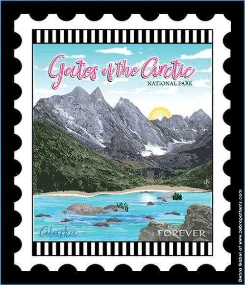 U.S. National Park Stamps Panel